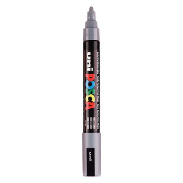 Uni Posca Verfmarker PC5M Grijs - conische punt 2,5 mm