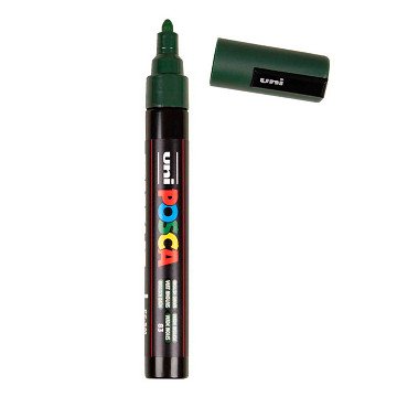Uni Posca Verfmarker PC5M Engels Groen - conische punt 2,5 mm