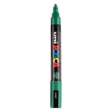 Uni Posca Verfmarker PC5M Donkergroen - conische punt 2,5 mm