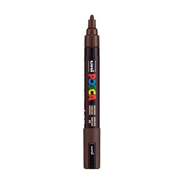 Uni Posca Verfmarker 5M Donkerbruin