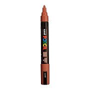 Uni Posca Verfmarker 5M Ronde Kastanje
