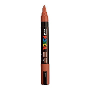 Uni Posca Verfmarker 5M Ronde Kastanje