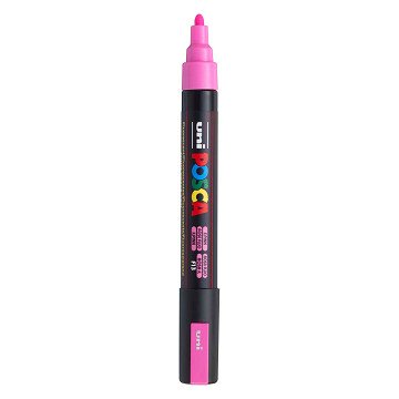 Uni Posca Verfmarker PC5M Neon Roze - conische punt 2,5 mm