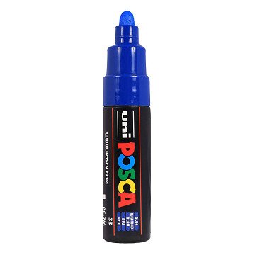 Uni Posca Verfmarker 7M Blauw - conische punt 4,5mm