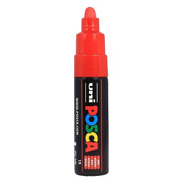 Uni Posca Verfmarker 7M rood - conische punt 4,5mm