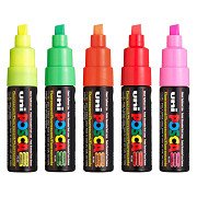 Uni Posca Verfmarker 8K Neon - Beitelpunt 8mm