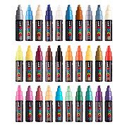 Uni Posca Verfmarker 8K - Beitelpunt 8mm