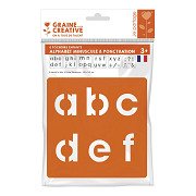 Graine Sjablonen Alfabet Klein
