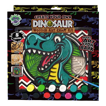 Splat Planet Holzkunst-Dino-Bastelset