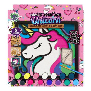 Splat Planet Holzkunst Einhorn Bastelset