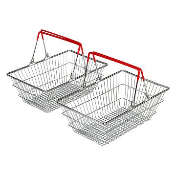 Bigjigs Metalen Winkelmandjes - 2st.
