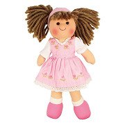 Bigjigs Fabric Doll Rose - 28cm