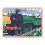 Bigjigs Holzpuzzle Flying Scotsman - 35 Teile.