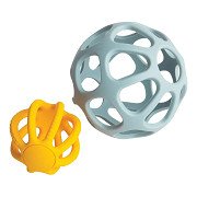 Bigjigs Siliconen Bijtspeelgoed - 2dlg.