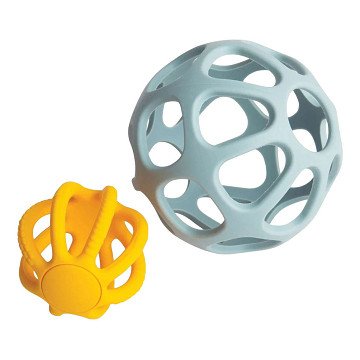 Bigjigs Silikon-Beißring - 2-teilig.