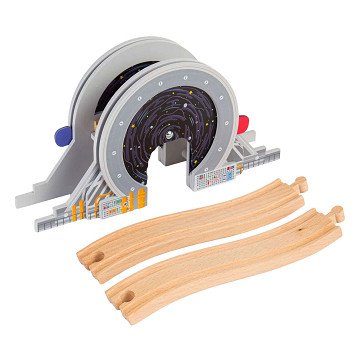 Bigjigs Holzschienen - Weltraumbrücke
