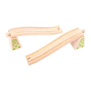 Bigjigs Holz-Rails - Rampe - 4-teilig