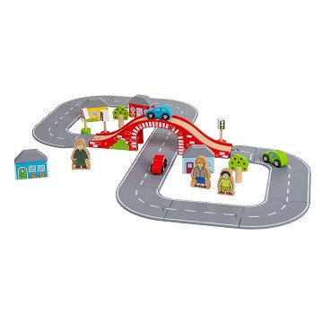 Bigjigs Wooden Weighing Set - 36 pcs.