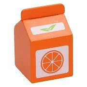 Bigjigs Wooden Pack of Orange Juice, per piece