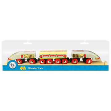 Wooden High Speed Train, incl. Rails