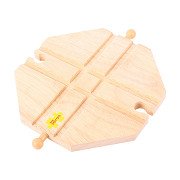 Bigjigs Wooden Rails - Crossing Plateau