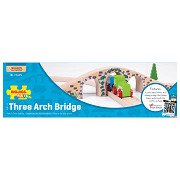 Bigjigs Wooden Rails - Bridge with 3 Books