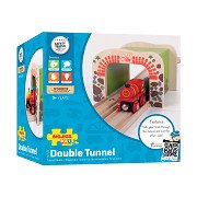 Bigjigs Wooden Track - Double Track Tunnel
