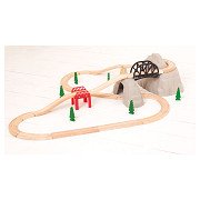 Bigjigs Wooden Rails - Rocky Mountain Expansion Set, 12 pcs.