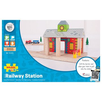 Bigjigs Wooden Tracks - Railway Station