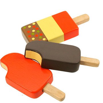 Bigjigs Wooden Ice Cream, per piece