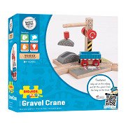 Bigjigs Wooden Track - Gravel Crane