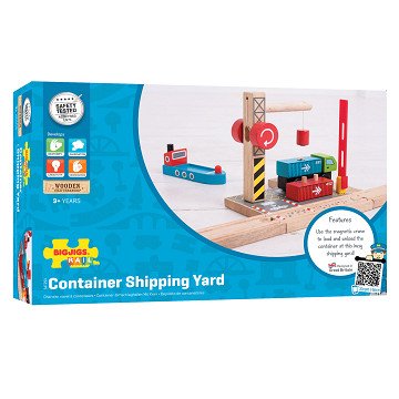 Bigjigs Holzschienen – Containerwerft