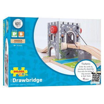 Bigjigs Wooden Rail - Drawbridge