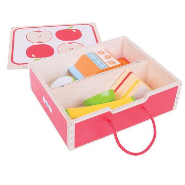 Wooden Filled Lunch Box