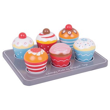 Bigjigs Wooden Muffin Set