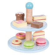 Bigjigs Wooden Etagere with Cakes