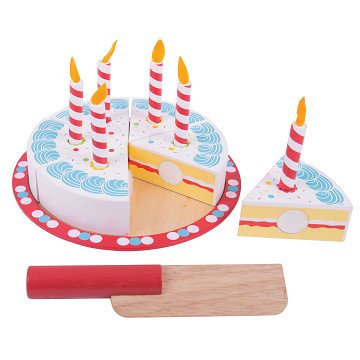 Bigjigs Wooden Birthday Cake