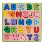 Bigjigs Holz-Alphabet-Puzzle, 26-teilig.