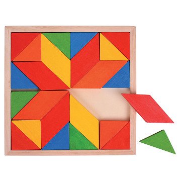 Bigjigs Holzmosaikpuzzle, 24 Teile.