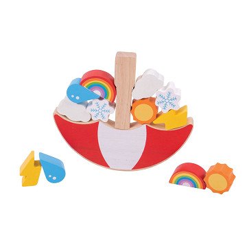 Bigjigs Wooden Balance Game Weather