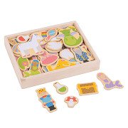 Bigjigs Fantasy Magnets, 35 pcs.