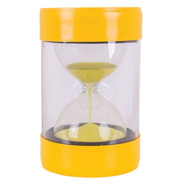 Stool with Hourglass Yellow - 3 minutes