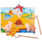 Bigjigs Magnetic Fishing Game Dinos