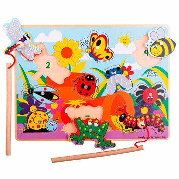 Bigjigs Magnetic Fishing Game Insects