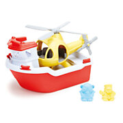 Green Toys Lifeboat with Helicopter