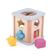 Bigjigs Wooden Shape Sorter, 9 pcs. -FSC 100%