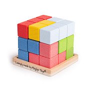 Bigjigs Holz-Lock-a-Cube-Würfelpuzzle