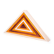 Bigjigs Wooden Triangle Stacking Toy