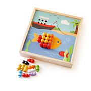 Bigjigs Wooden Plug-in Mosaic Game Sea View