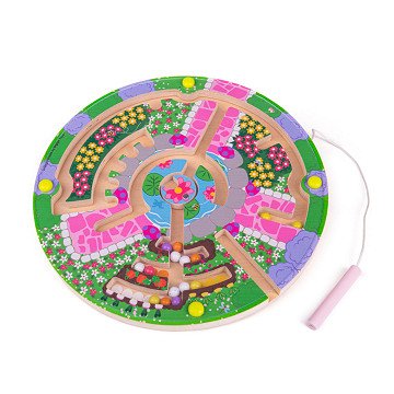 Bigjigs Magnetic Maze Game - Flower Garden